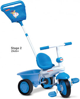 3-in-1-driewieler Elite Junior Wit/Blauw