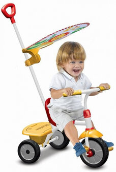 driewieler Glee Plus Junior Grijs/Geel