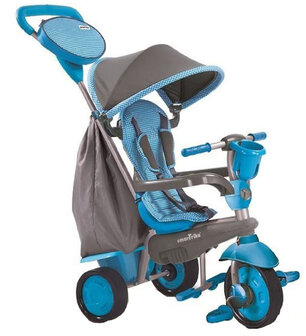 4-in-1-driewieler Swing DLX Junior Grijs/Blauw