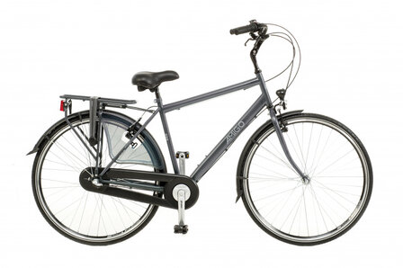 Bright 28 Inch 56 cm Heren 3V V-Brakes Antraciet