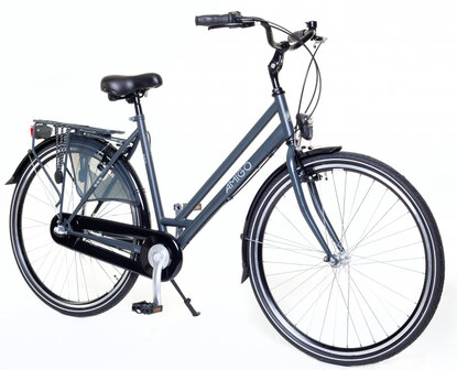 Bright 28 Inch 53 cm Dames 3V V-Brakes Antraciet