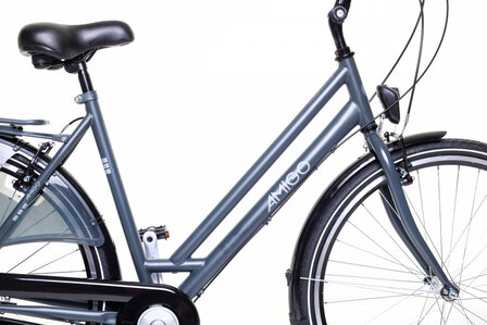 Bright 28 Inch 53 cm Dames 3V V-Brakes Antraciet
