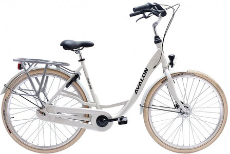 Elegance 28 Inch 54 cm Dames 7V Rollerbrake Ivoorwit