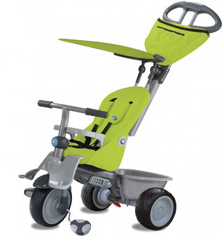 4-in-1 Driewieler Junior Groen/Grijs