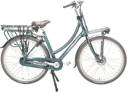 Elite 28 Inch 50 cm Dames 3V Rollerbrake Mintblauw
