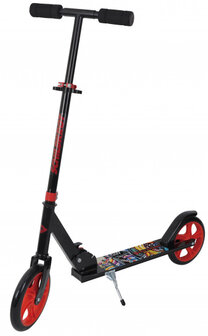 City Scooter Road Catcher Graffiti Junior Voetrem Groen/Zwart
