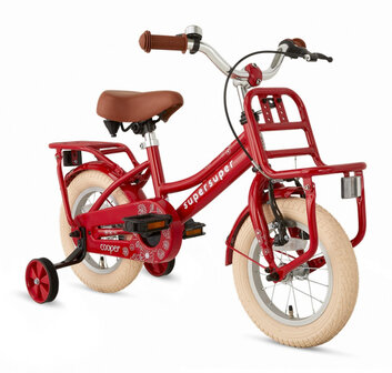 Cooper 12 Inch 21,5 cm Meisjes Terugtraprem Rood