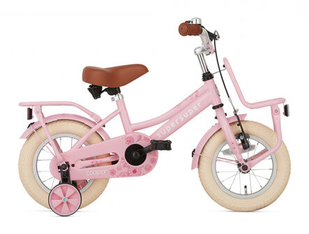 Cooper 12 Inch 21,5 cm Meisjes Terugtraprem Roze