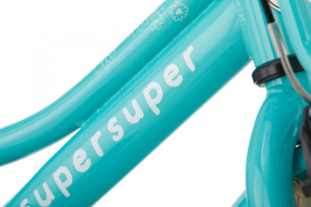 Cooper 14 Inch 21,5 cm Meisjes Terugtraprem Turquoise