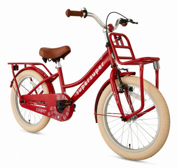 Cooper 18 Inch 28 cm Meisjes Terugtraprem Rood