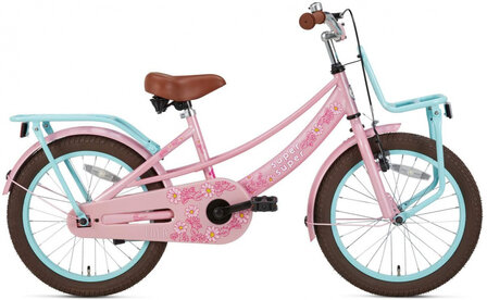 Lola 18 Inch 28 cm Meisjes Terugtraprem Roze/Turquoise