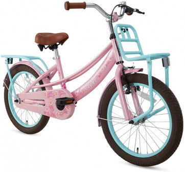 Lola 18 Inch 28 cm Meisjes Terugtraprem Roze/Turquoise