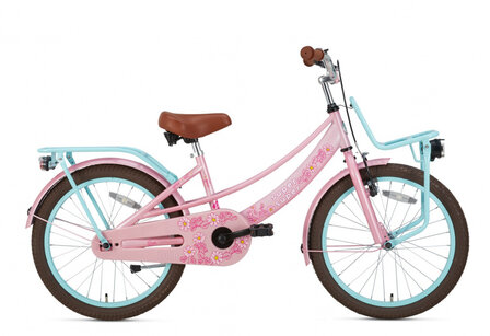 Lola 20 Inch 31,75 cm Meisjes Terugtraprem Roze/Turquoise