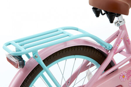Lola 20 Inch 31,75 cm Meisjes Terugtraprem Roze/Turquoise