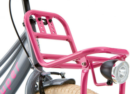 Lola 20 Inch 31,75 cm Meisjes Terugtraprem Roze/Grijs