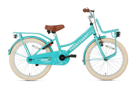Cooper 20 Inch 31,75 cm Meisjes Terugtraprem Turquoise