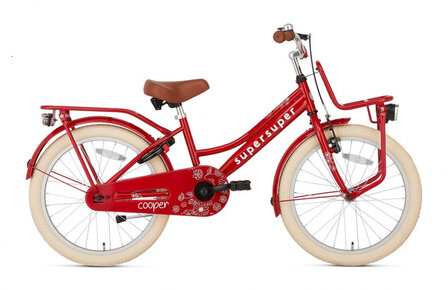 Cooper 20 Inch 31,75 cm Meisjes Terugtraprem Rood