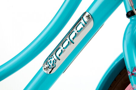Daily Dutch Basic 20 Inch 32 cm Meisjes Terugtraprem Turquoise/Roze