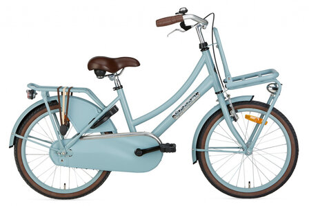 Daily Dutch Basic 20 Inch 32 cm Meisjes Terugtraprem Blauw