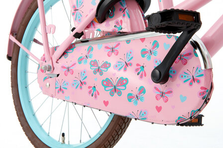 Daily Dutch Basic 20 Inch 32 cm Meisjes Terugtraprem Roze/Lichtblauw