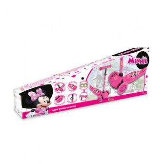 Minnie Mouse 3-wiel kinderstep Meisjes Voetrem Roze