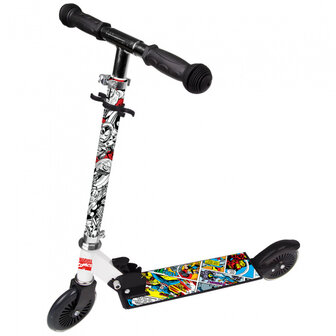 kinderstep Avengers Jongens Voetrem Zwart/Wit