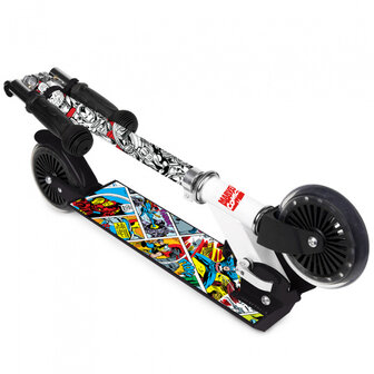 kinderstep Avengers Jongens Voetrem Zwart/Wit