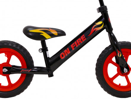 On Fire 12 Inch Junior Zwart