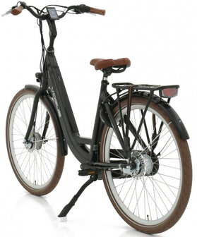 Mestengo 28 Inch 49 cm Dames 8V Rollerbrake Zwart