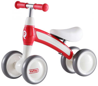 Cutey Ride On Junior Rood/Wit