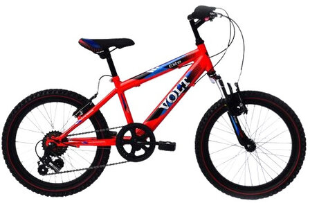Volt 18 Inch 30 cm Jongens 6V Knijprem Rood