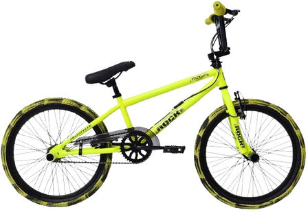 Freestyle 20 Inch 28 cm Junior V-Brakes Geel/Zwart