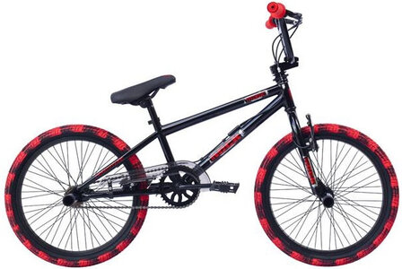 Freestyle 20 Inch 28 cm Junior V-Brakes Zwart/Rood