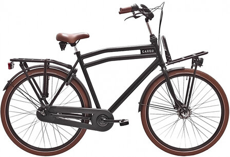 Cargo 28 Inch 59 cm Heren 3V Rollerbrake Matzwart