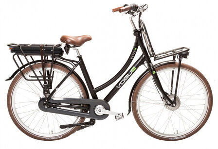 Elite 28 Inch 57 cm Dames 3V V-Brakes Matzwart