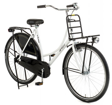 Eclypse 28 Inch 56 cm Dames Terugtraprem Wit/Zwart