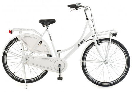 Eclypse 28 Inch 56 cm Dames Terugtraprem Wit