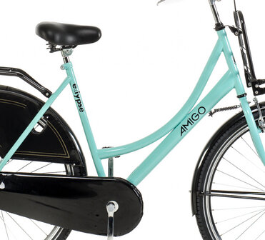 Eclypse 28 Inch 56 cm Dames Terugtraprem Blauw/Zwart