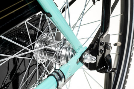 Eclypse 28 Inch 56 cm Dames Terugtraprem Blauw/Zwart
