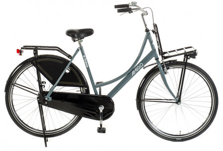Eclypse 28 Inch 56 cm Dames Terugtraprem Grijs/Zwart