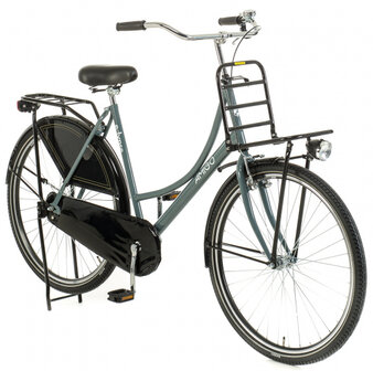 Eclypse 28 Inch 56 cm Dames Terugtraprem Grijs/Zwart