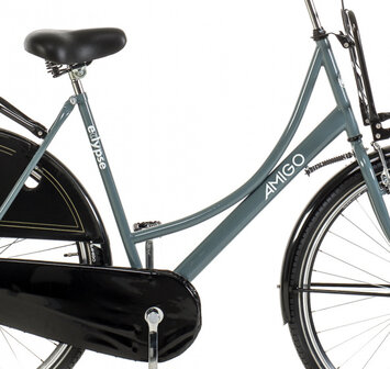 Eclypse 28 Inch 56 cm Dames Terugtraprem Grijs/Zwart