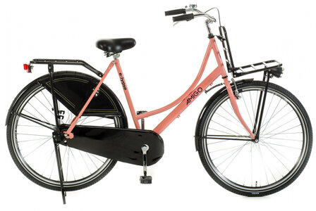 Eclypse 28 Inch 56 cm Dames Terugtraprem Roze/Zwart