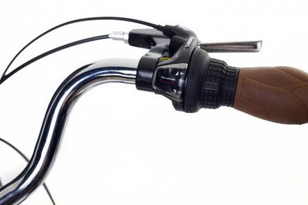 Style 28 Inch 56 cm Heren 6V V-Brakes Matzwart