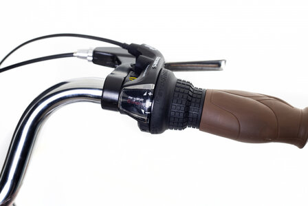 Style 28 Inch 50 cm Heren 6V V-Brakes Matzwart
