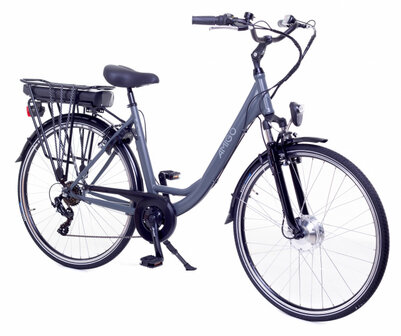 E-Active 28 Inch 50 cm Dames 7V V-Brakes Matgrijs