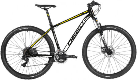 Flame 295 29 Inch 40 cm Heren 24V Mechanische schijfrem Zwart/Geel