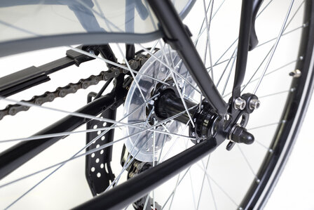 Moves 28 Inch 56 cm Dames 6V V-Brakes Matzwart