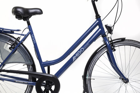Moves 28 Inch 56 cm Dames 6V V-Brakes Matblauw