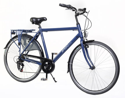 Moves 28 Inch 56 cm Heren 6V V-Brakes Matblauw